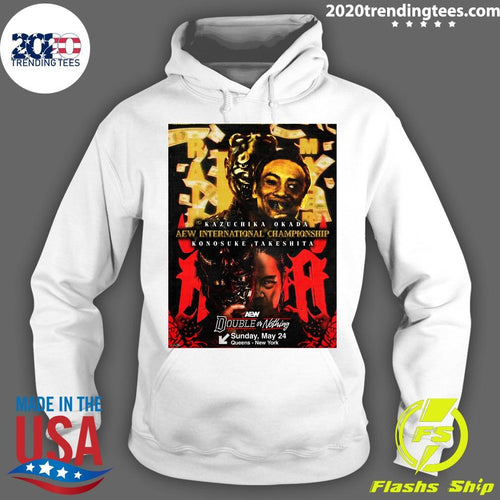AEW International Championship Kazuchika Okada Konosuke Takeshita Double Or Nothing May 24 2026 Shirt