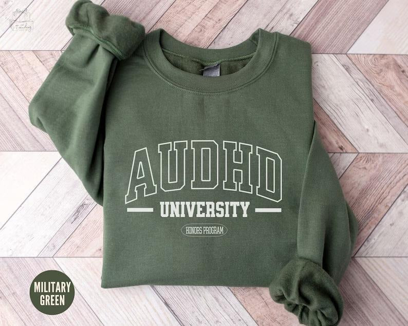 AUDHD Shirt, Neurodivergent Sweatshirt, Autism Awareness Apparel, ADHD Inclusion Shirt, Minds of All Kinds Gift, AUDHD&D...
