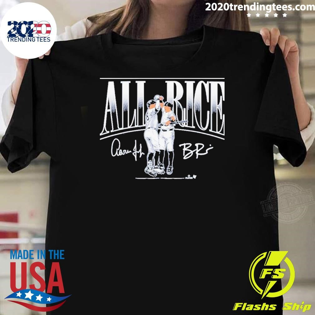 Aaron Judge & Ben Rice All Rice Signature Shirt