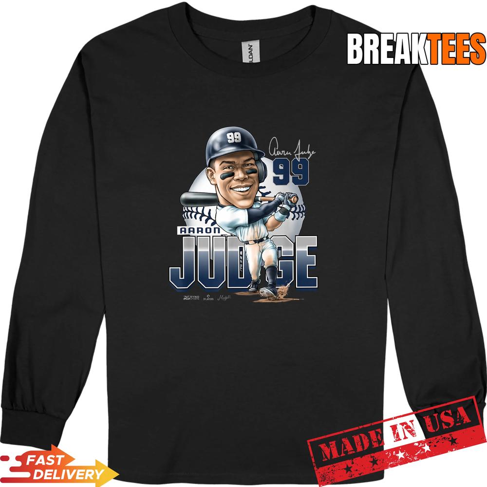 Aaron Judge New York Baseball Mudge Studios MLBPA Graphic Shirt