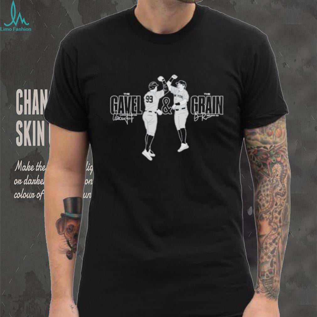 Aaron Judge The Gavel and The Grain New York Baseball Signature T Shirt
