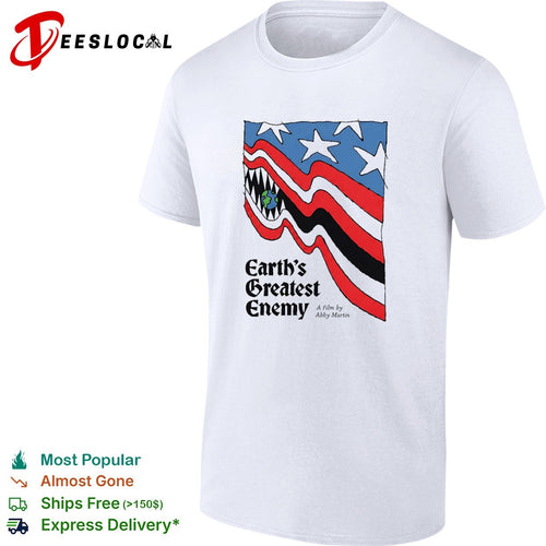 Abby Martin a film by flag monster Earths greatest enemy shirt