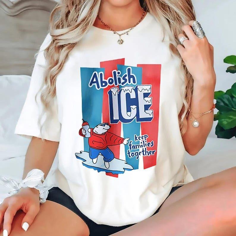 Abolish ICE No Human Is Illegal T-Shirt, Anti ICE Sweatshirt, Human Rights Activist, Immigration Human Rights Shirt,...
