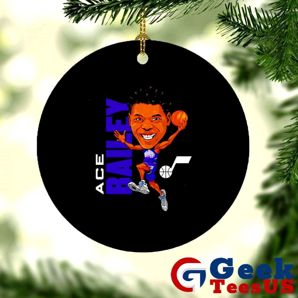 Ace Bailey Utah Jazz NBA caricature shirt