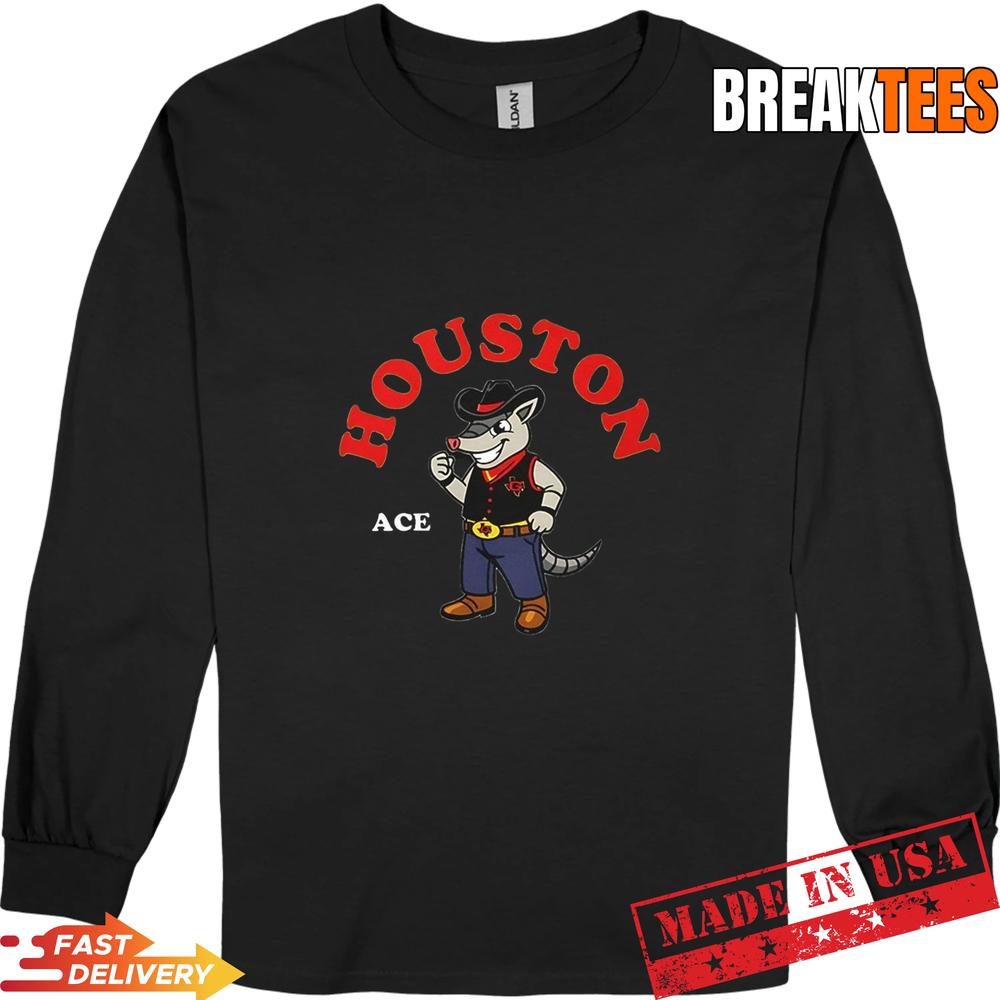 Ace Houston Gamblers Football 2026 Mascot T-Shirt