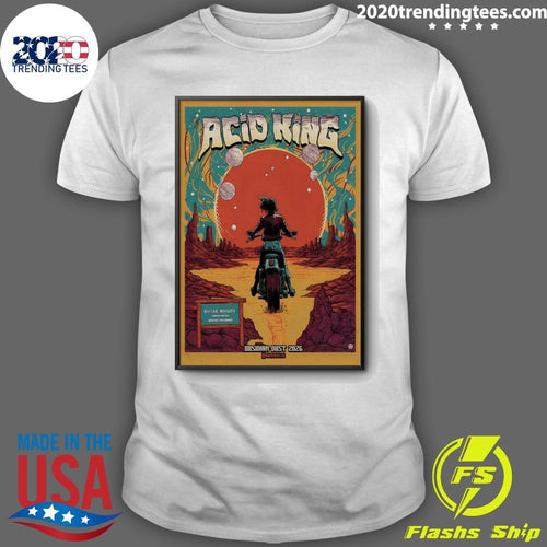 Acid King Obsidian May 17 2026 Dust Festival Brussels Belgium Shirt