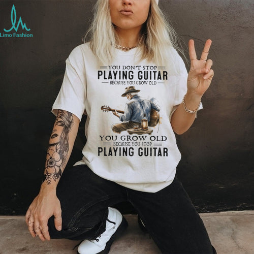 Acoustic Guitar Player Bourbon Whiskey Vintage Country Music Retro Hobby Gift Men Shirt