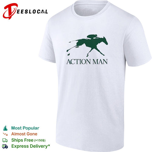 Action Man horse racing shirt