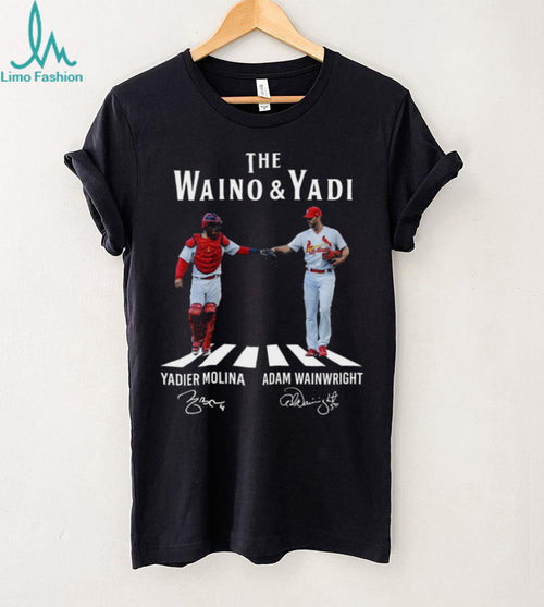Adam Wainwright Yadier Molina St Louis Cardinals MLB Battery Legends Vintage Men Women Shirt
