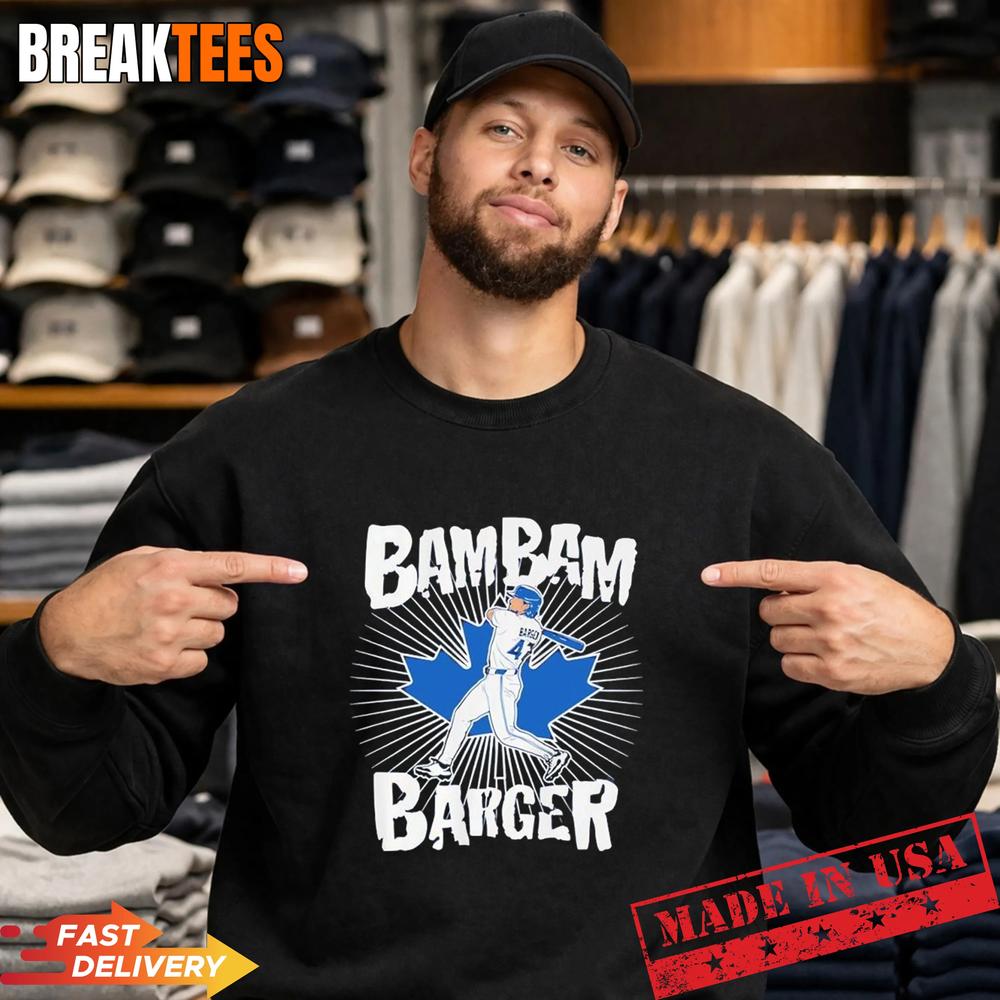 Addison Barger Toronto Blue Jays MLB BamBam Slugger Swing T-Shirt
