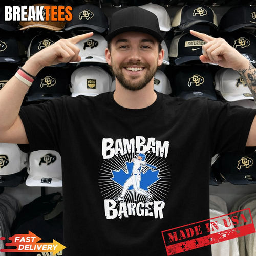 Addison Barger Toronto Blue Jays MLB BamBam Slugger Swing T-Shirt