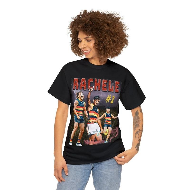 Adelaide Crows Josh Rachele Graphic Bootleg T Shirt Hoodie, Sweatshirt | PodTeesHub.com