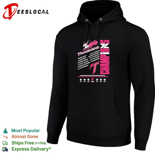 Adelaide Thunderbirds champions 2026 player names Sophie Casey Lauren Frew Georgie Horjus shirt