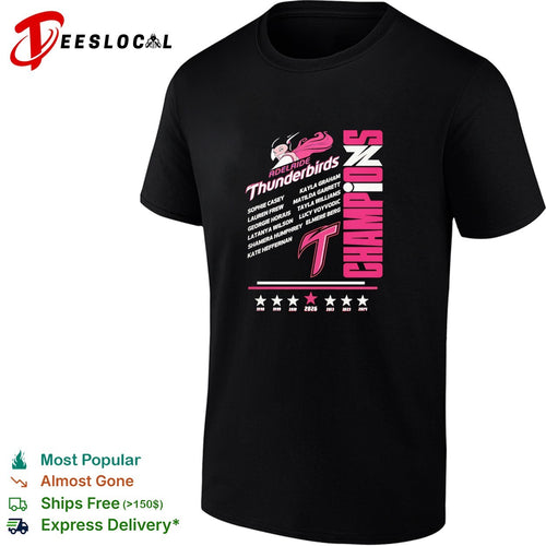 Adelaide Thunderbirds champions 2026 player names Sophie Casey Lauren Frew Georgie Horjus shirt