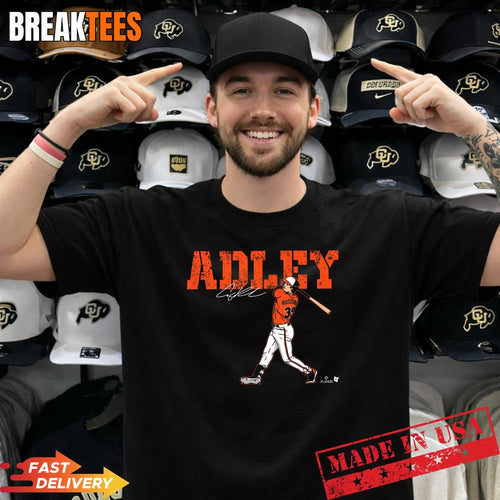 Adley Rutschman Baltimore Baseball Swing Graphic Shirt
