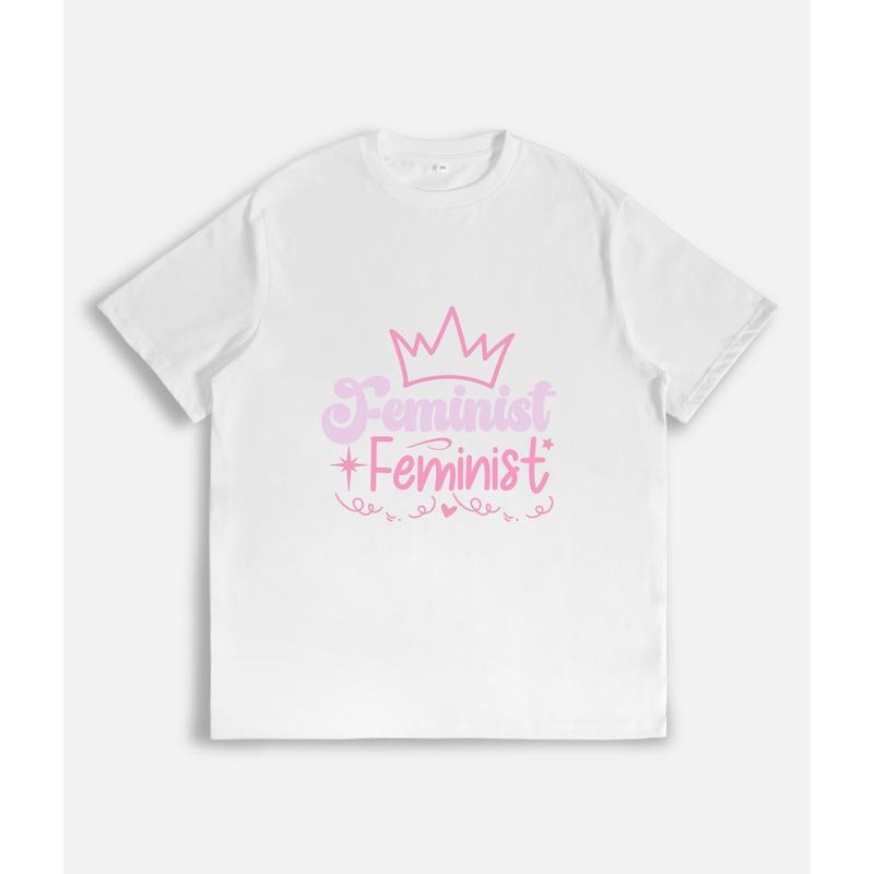 Adorable T - Shirt with Feminist Message: "Feminist" Hoodie, Sweatshirt | PodTeesHub.com