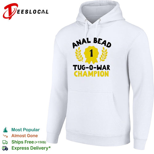 Adult humor yellow ribbon anal bead 1 tug o war champion shirt