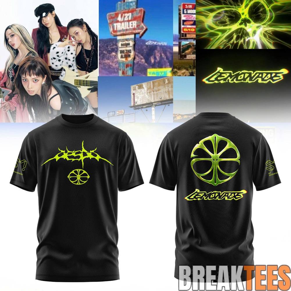 Aespa LEMONADE The 2nd Album Limited Edition T-Shirt