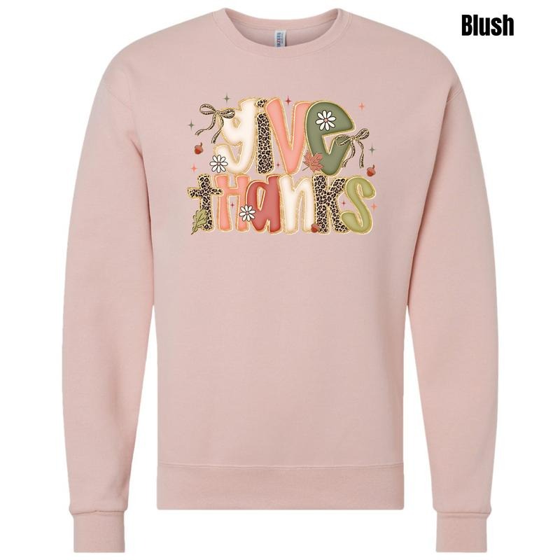 Aesthetic Give Thanks Sweatshirt 'NLB' T-Shirts, Hoodie | PodTeesHub.com
