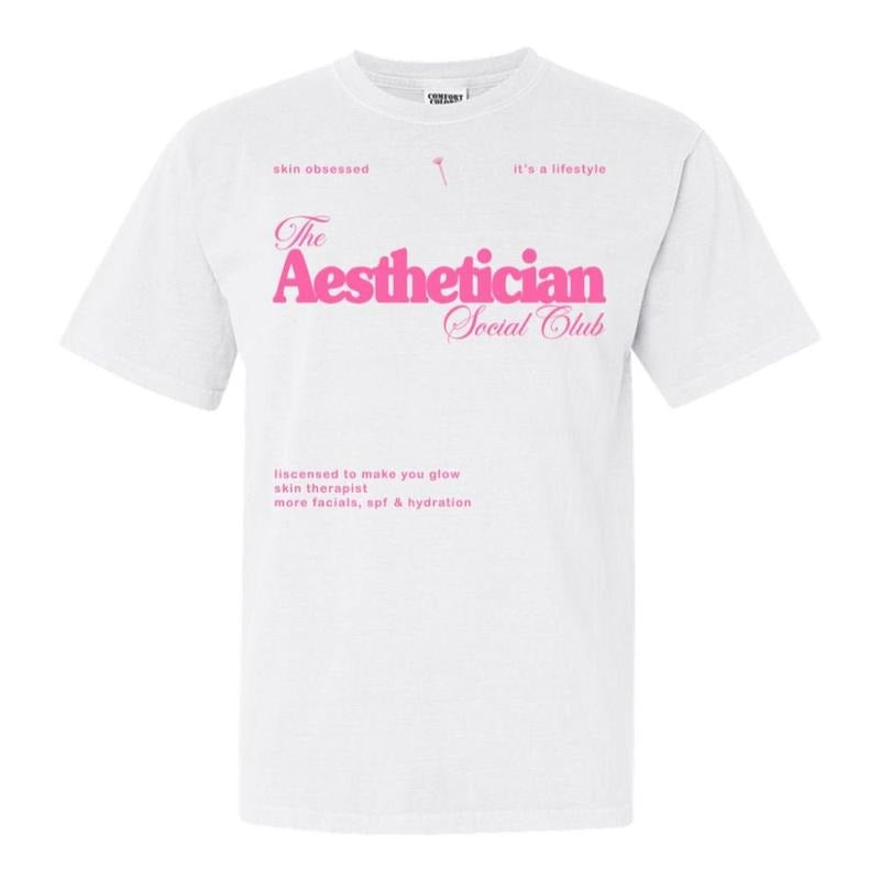 'Aesthetician Social Club' T-Shirt Hoodie, Sweatshirt | PodTeesHub.com