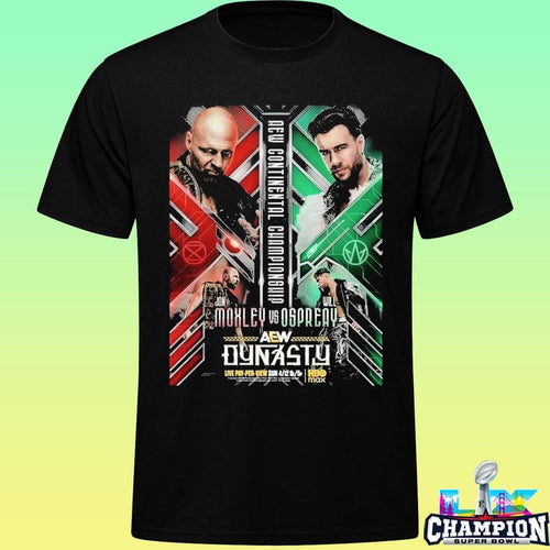 Aew Continental Championship Jon Moxley Vs Will Ospreay April 12 2026 Shirt
