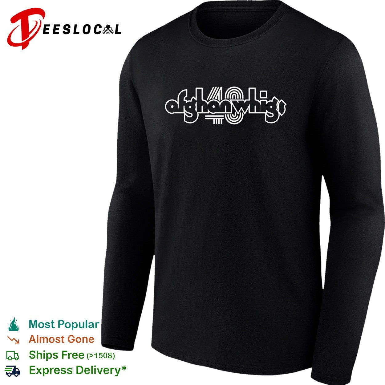 Afghan Whigs 40th anniversary logo shirt