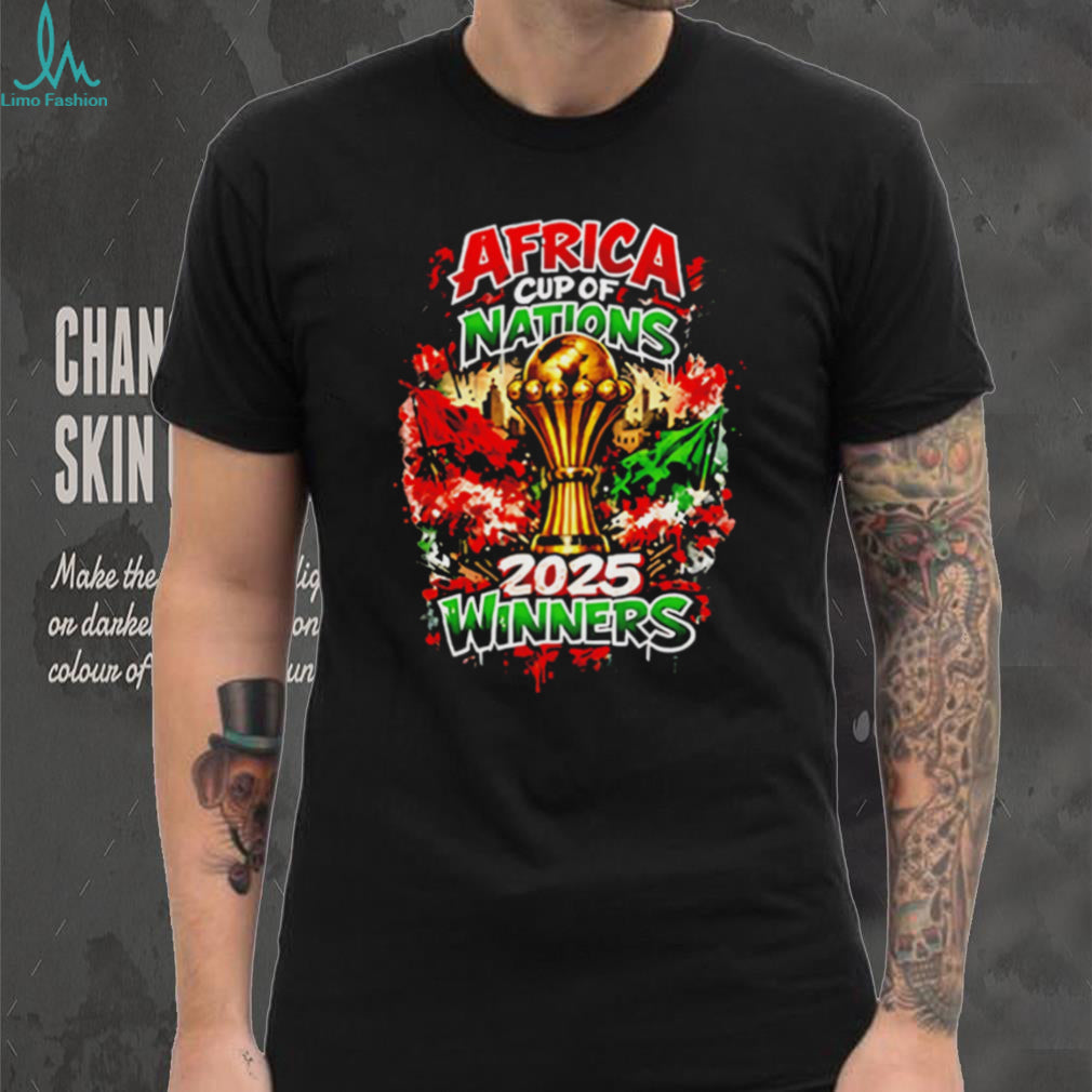 Africa Cup Of Nations 2025 Winners Soccer Trophy T Shirt