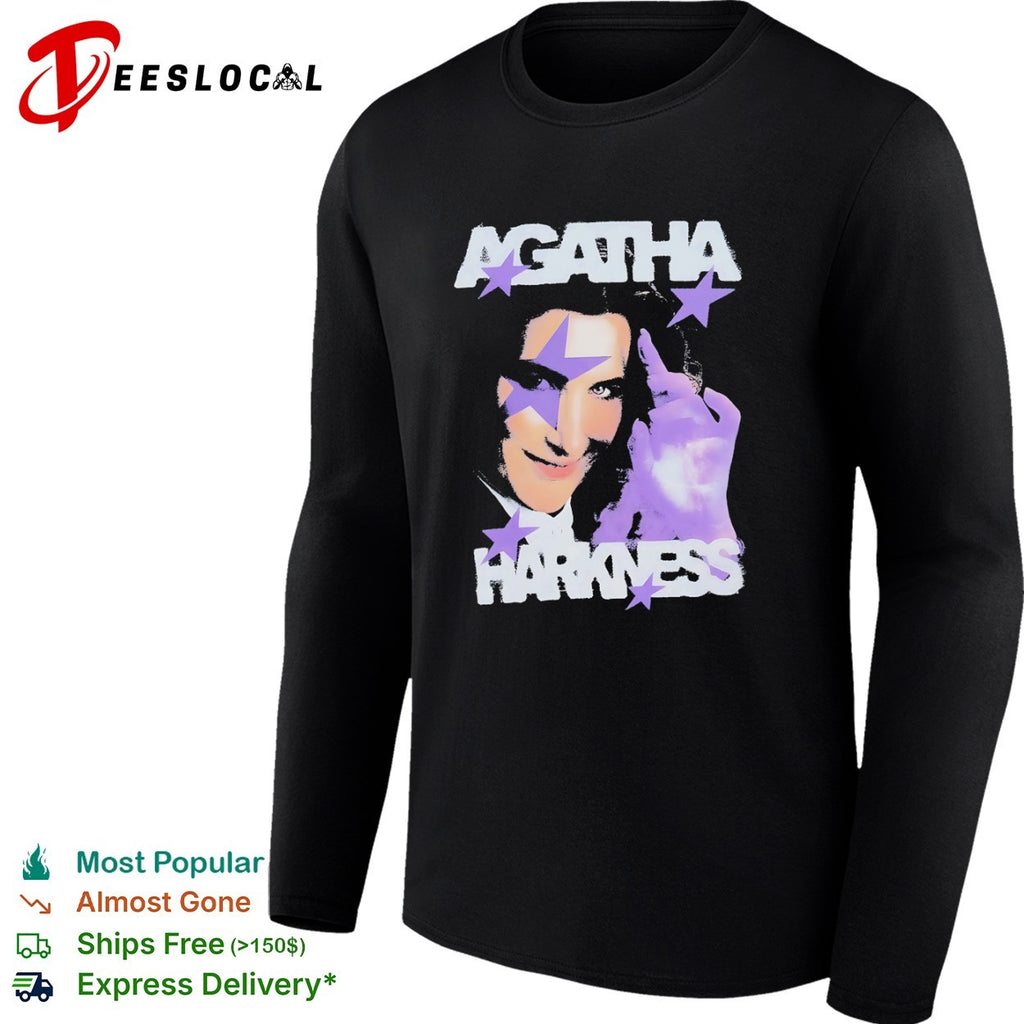 Agatha Harkness purple stars shirt