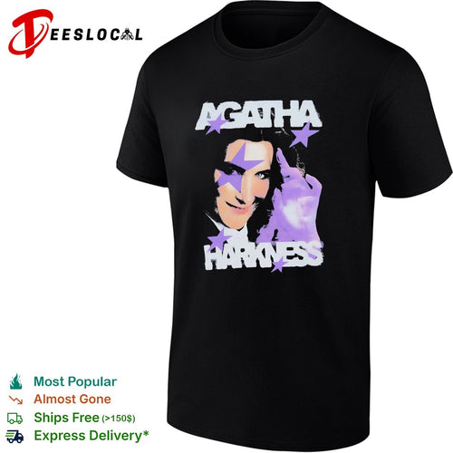 Agatha Harkness purple stars shirt