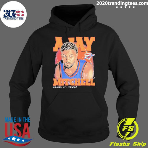 Ajay Mitchell Oklahoma City Thunder Signature Airbrush Shirt