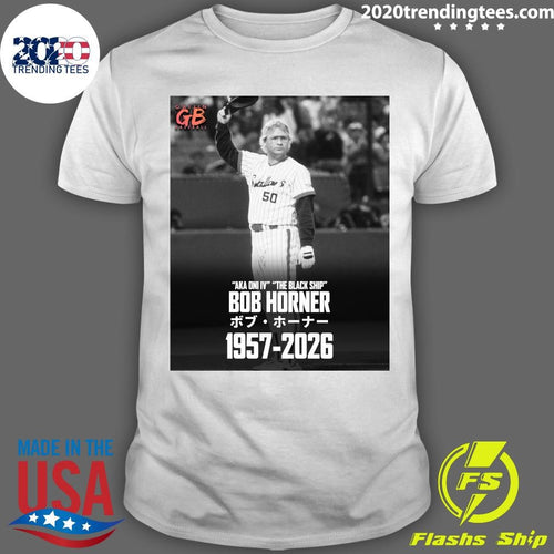 Aka Oni IV The Black Ship Bob Horner 1957-2026 Shirt