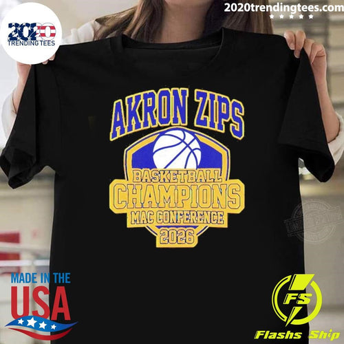 Akron Zips Basketball Champions Mac Conference 2026 Shirt