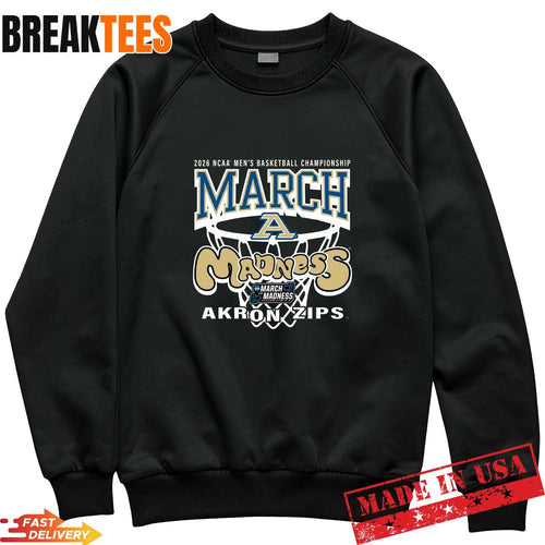 Akron Zips March Madness 2026 Men’s Basketball Fan T-Shirt