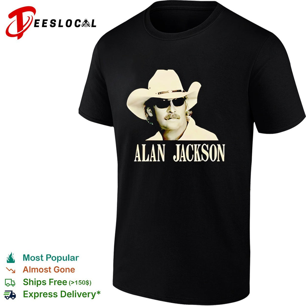 Alan Jackson Country Music Star Portrait Shirt