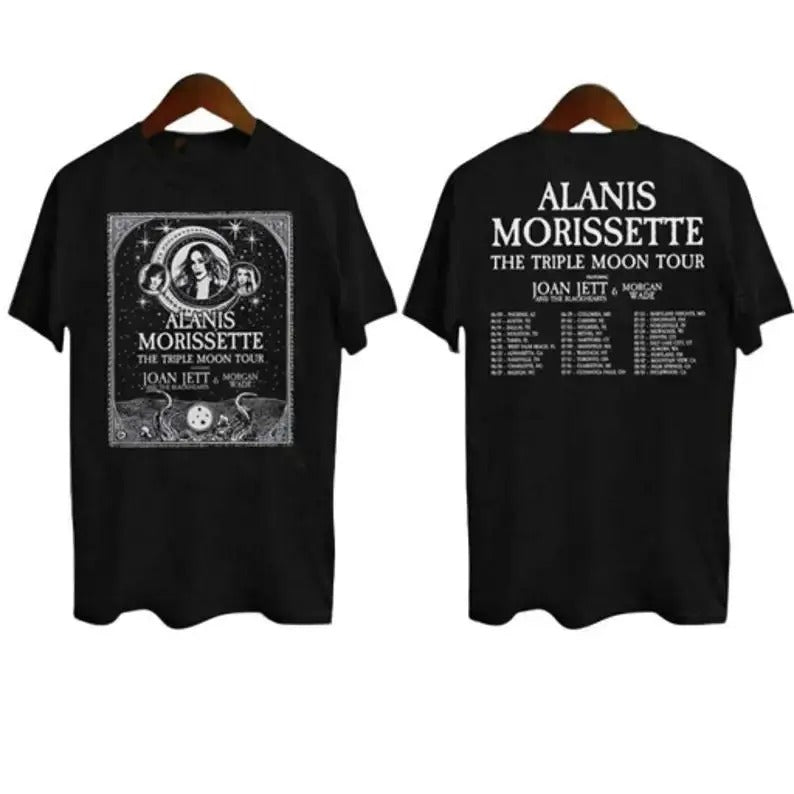 Alanis Morissette The Triple Moon Tour 2024 T-Shirt, Alanis Morissette Fan Gift, Alanis Morissette 2024 Tour Shirt,...