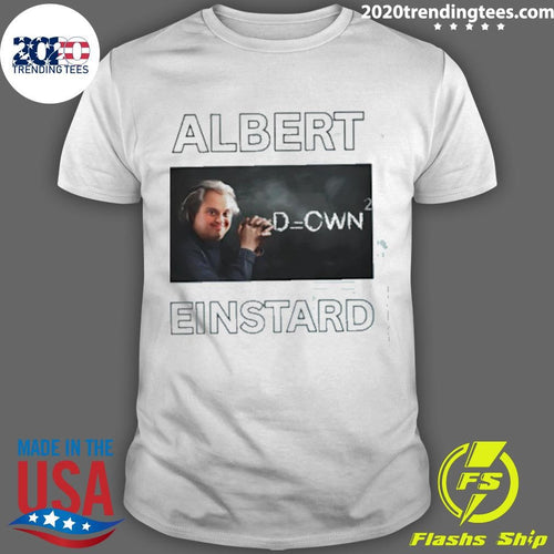 Albert Einstard Down Graphic Shirt