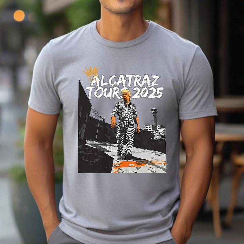 Alcatraz Tour 2025 T-Shirt, Make America Safe Again Shirts, Unisex Tee, Veteran Shirt Gift Hoodie, Sweatshirt