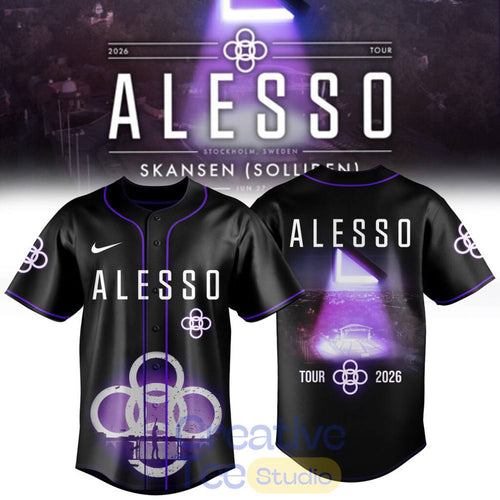 Alesso 2026 Sweden Tour Special Baseball Jersey