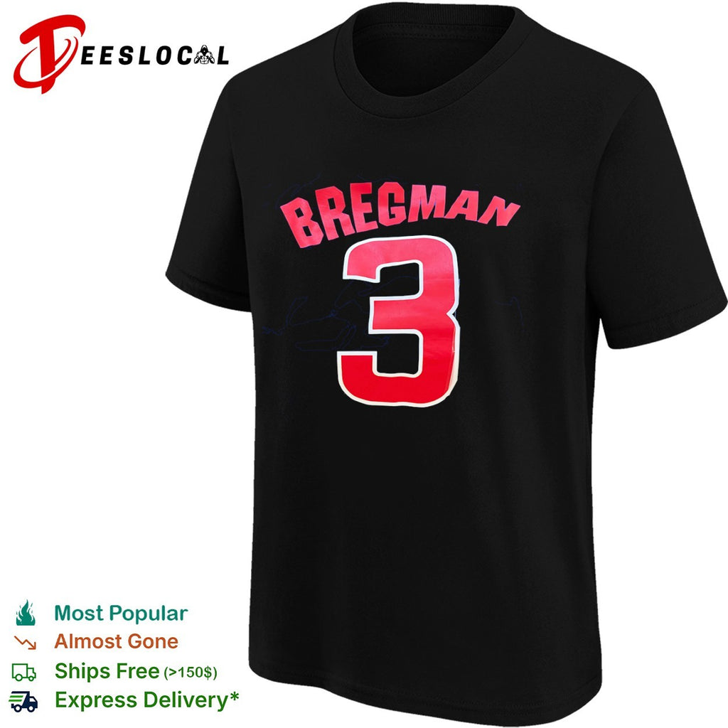 Alex Bregman 3 Chicago Cubs MLB Shirt