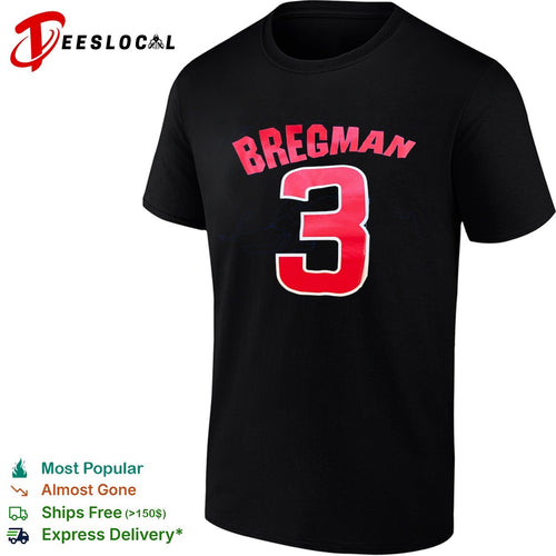 Alex Bregman 3 Chicago Cubs MLB Shirt