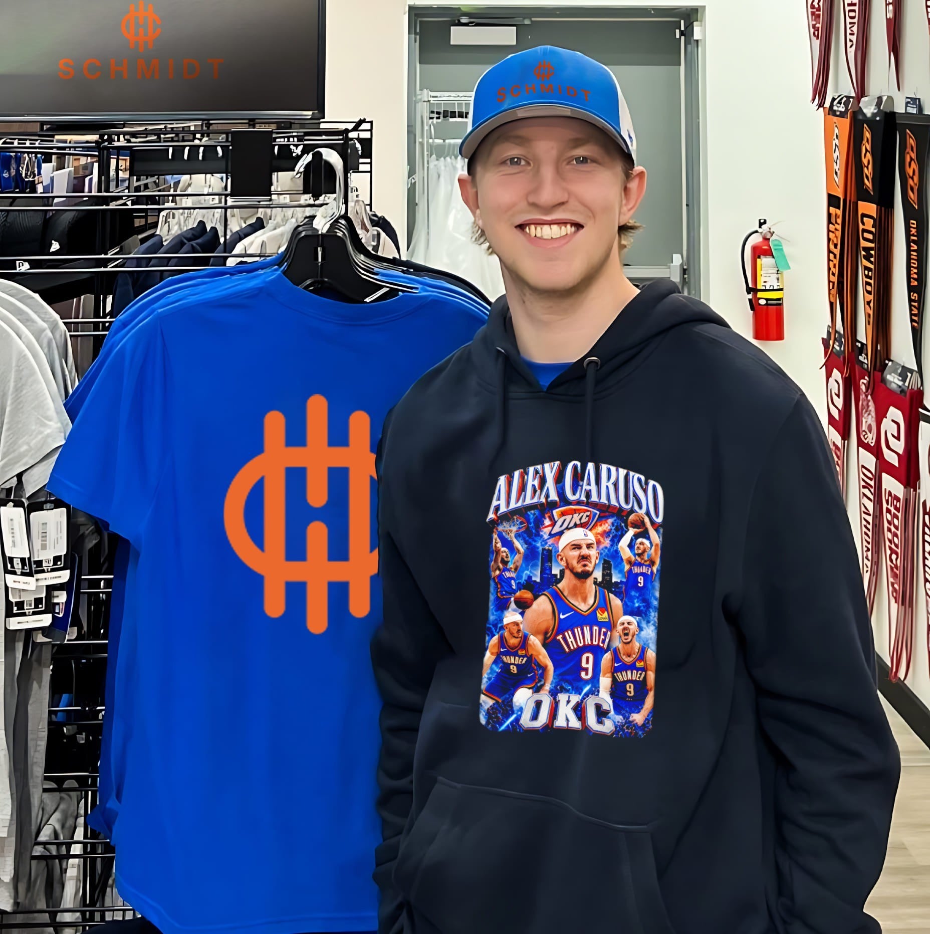 Alex Caruso Oklahoma City Thunder player collage 2026 shirt
