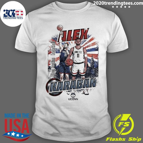Alex Karaban Uconn Huskies Men’s Basketball Graphic Vintage Shirt