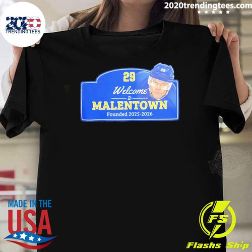 Alex Lyon Welcome To Malentown Founded 2025-2026 Shirt
