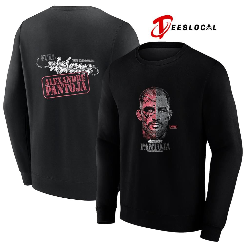 Alexandre Pantoja the Cannibal full violence portrait graphic shirt