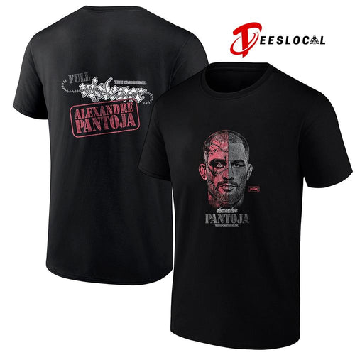 Alexandre Pantoja the Cannibal full violence portrait graphic shirt