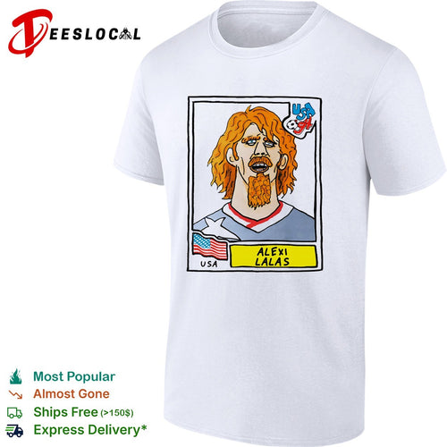 Alexi Lalas USA soccer player vintage world cup collectible card shirt