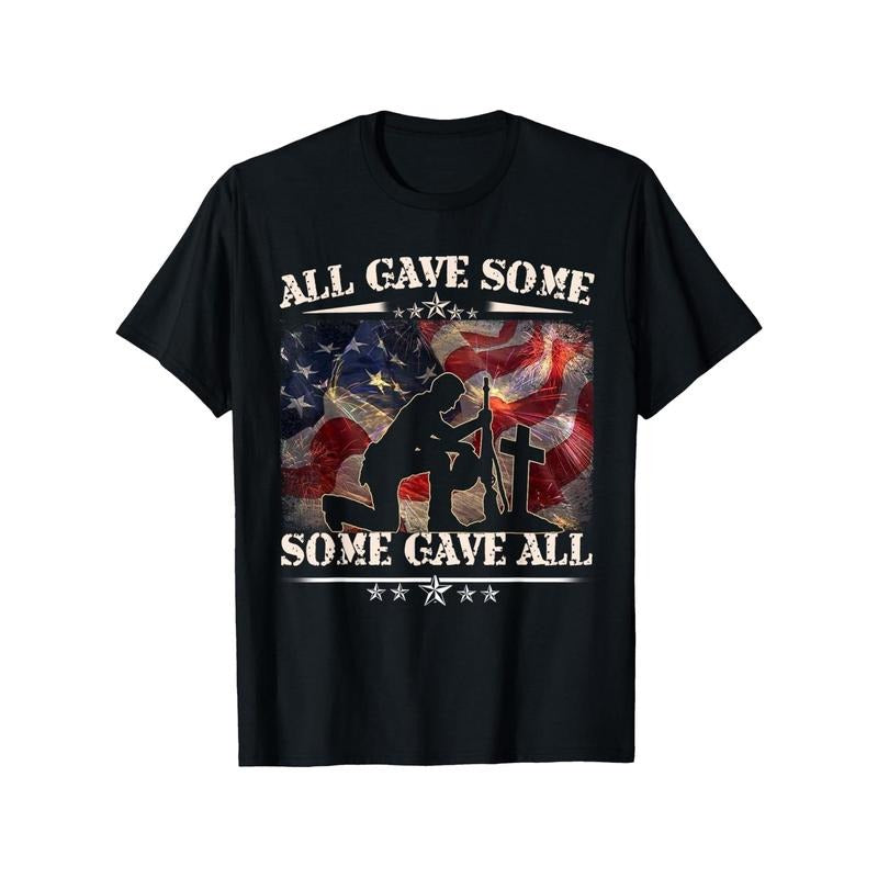 All Gave Some Some Gave All T-Shirt Veteran & Memorial'S Day T-Shirt Hoodie, Sweatshirt | PodTeesHub.com