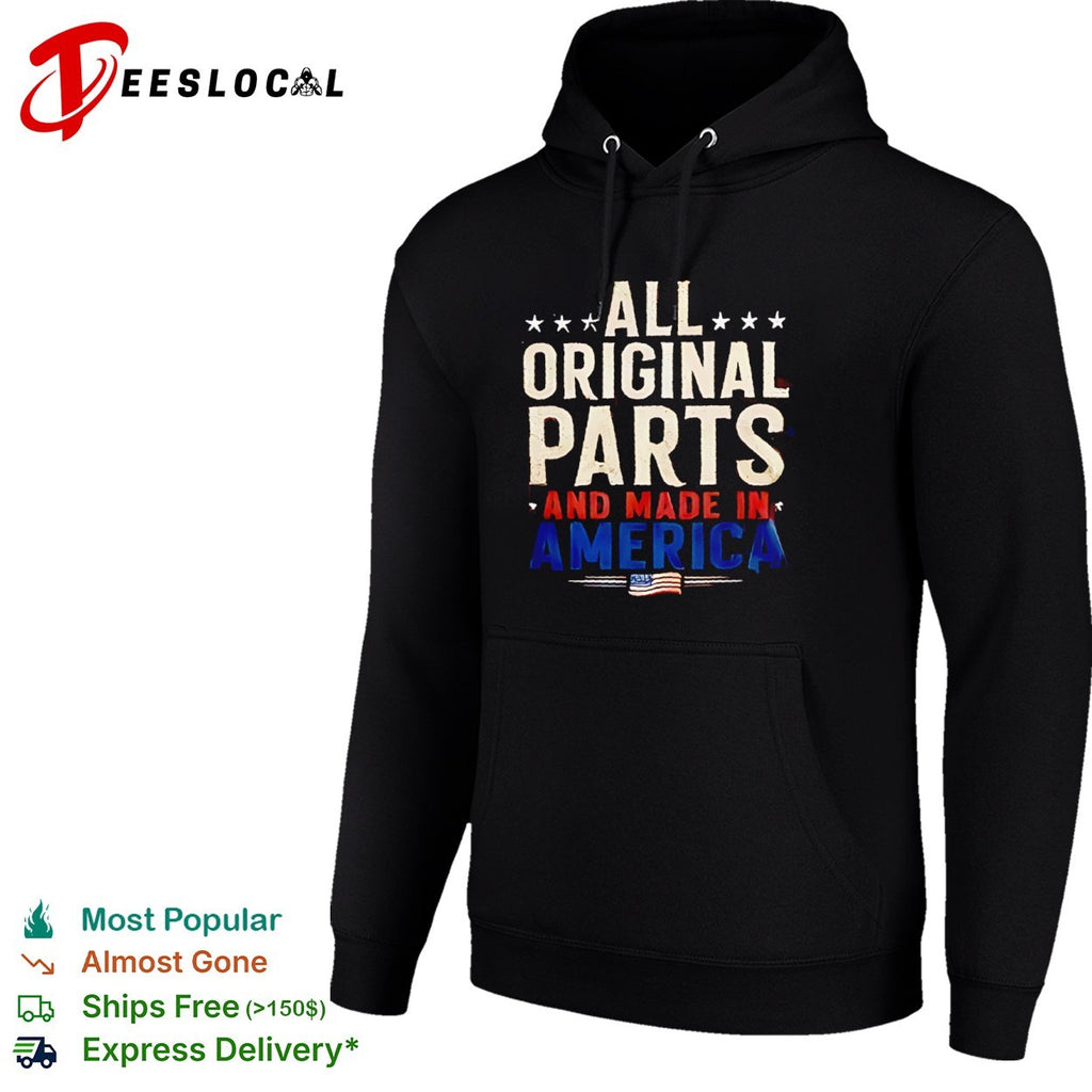 All original parts and made in America USA flag shirt