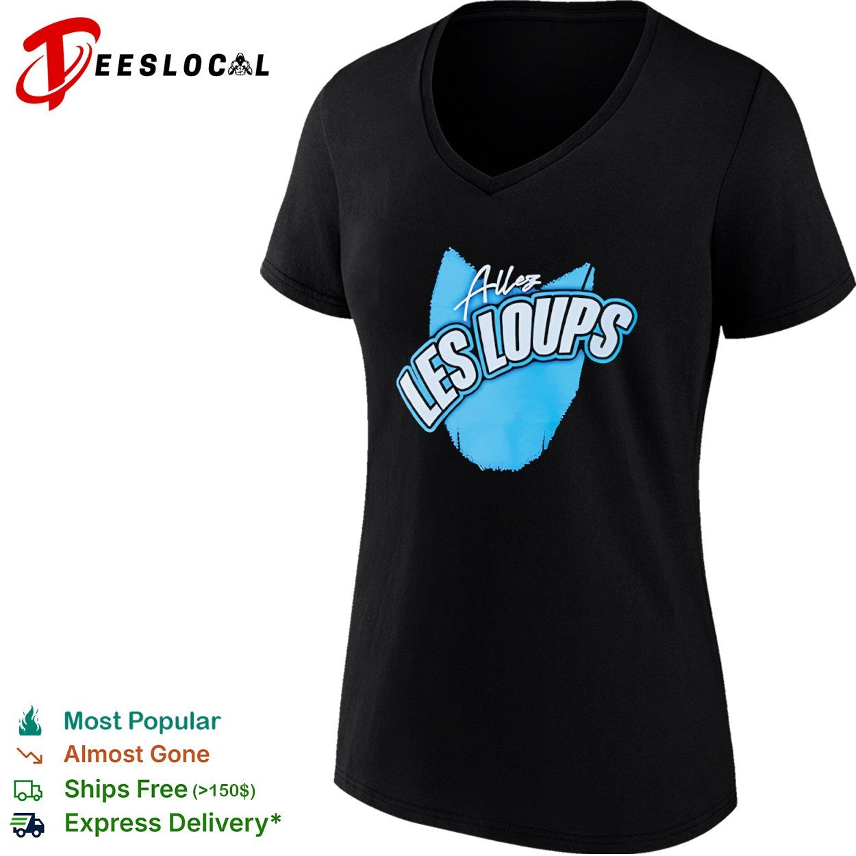 Allez Les Loups The Wolfest Club in France 23 shirt