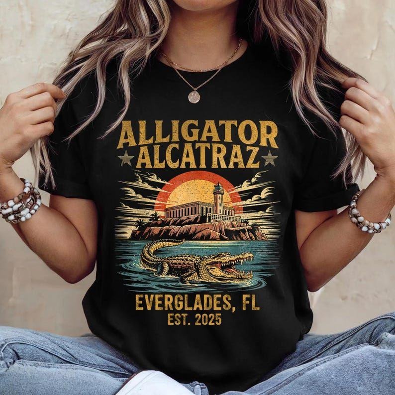 Alligator Alcatraz Florida Everglades Shirt, Alligator Alcatraz T-Shirt, Florida Everglades Sweatshirt Hoodie